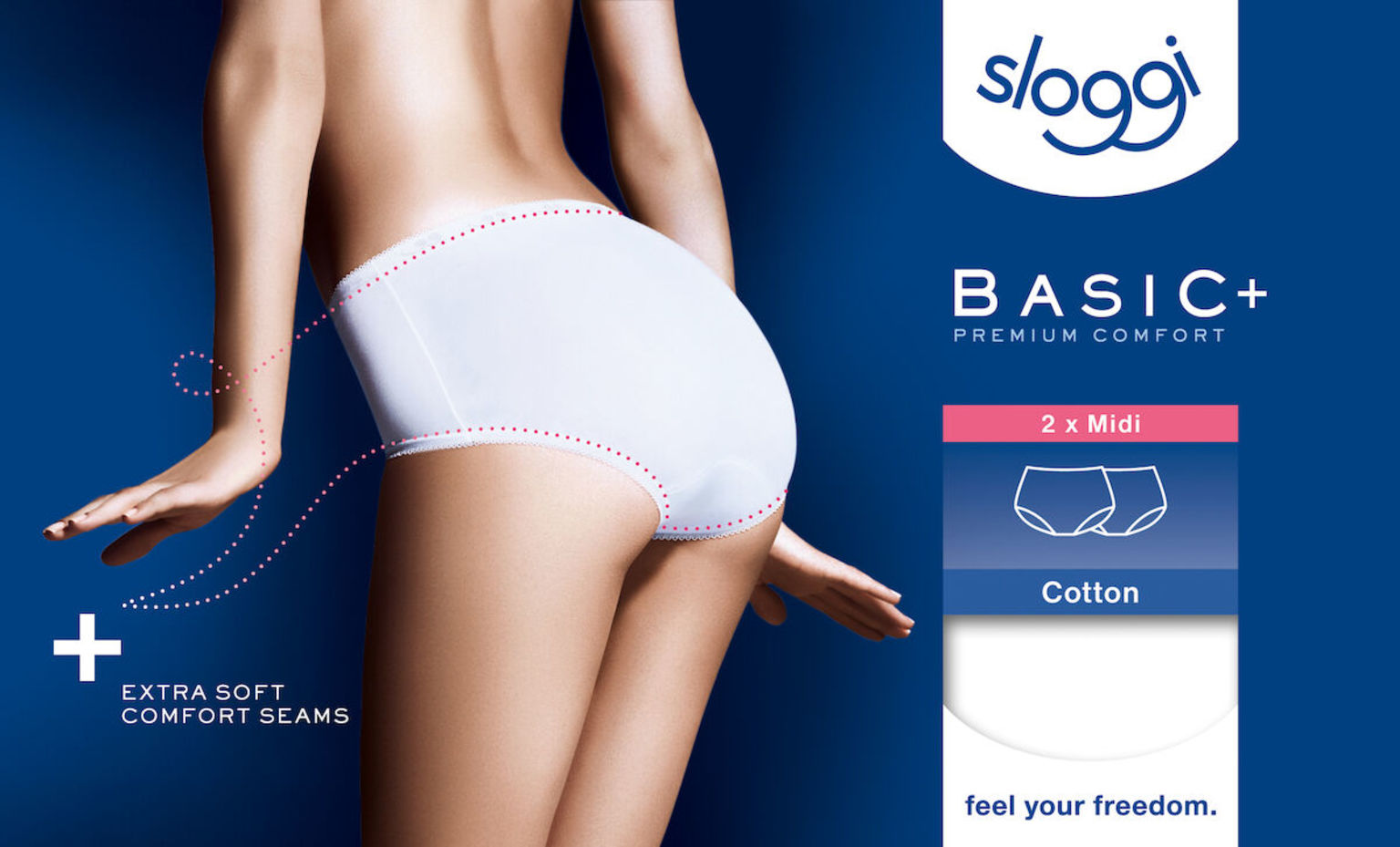 Sloggi Basic+ Midi 2P